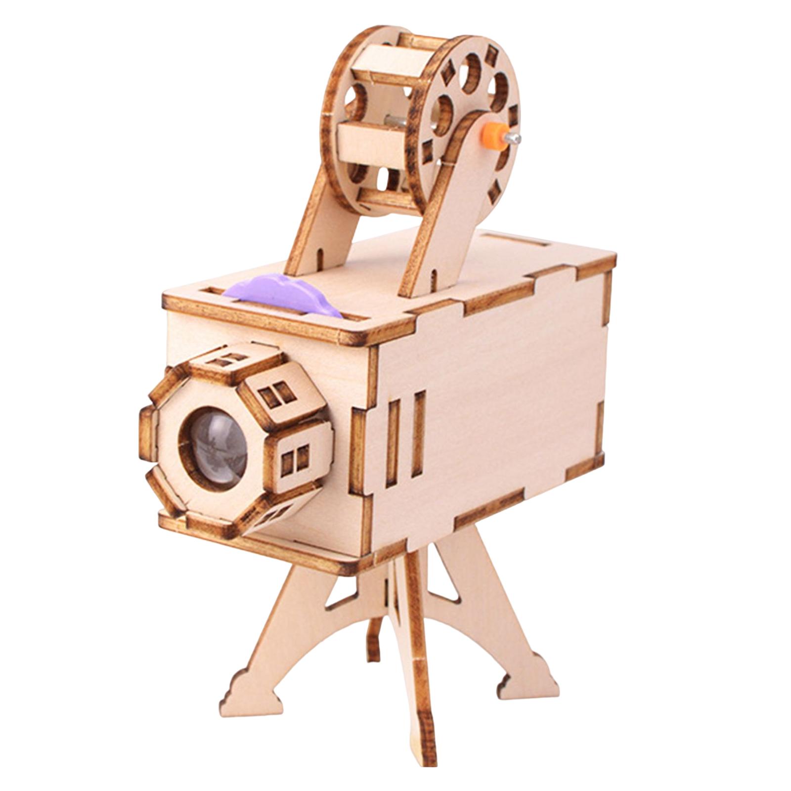 DIY Wooden Science модель для эксперимента Kit проектор, проекционный  проект, инженерные Игрушки для девочек и мальчиков, От 8 до 11 лет 12 лет