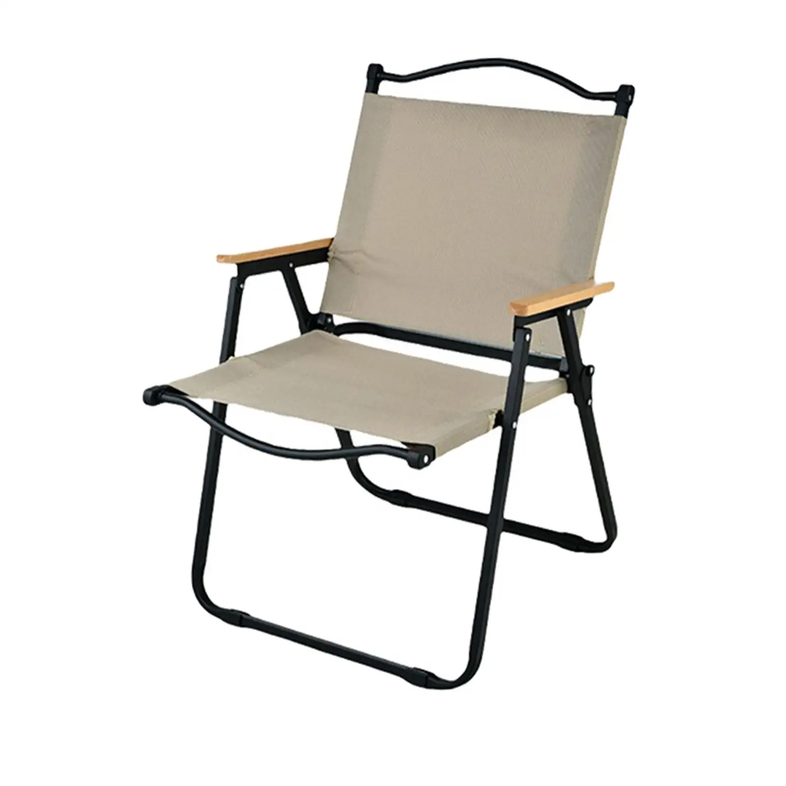 Camping Folding Chair Heavy Duty Armchair High Back for Park Picnic Concert