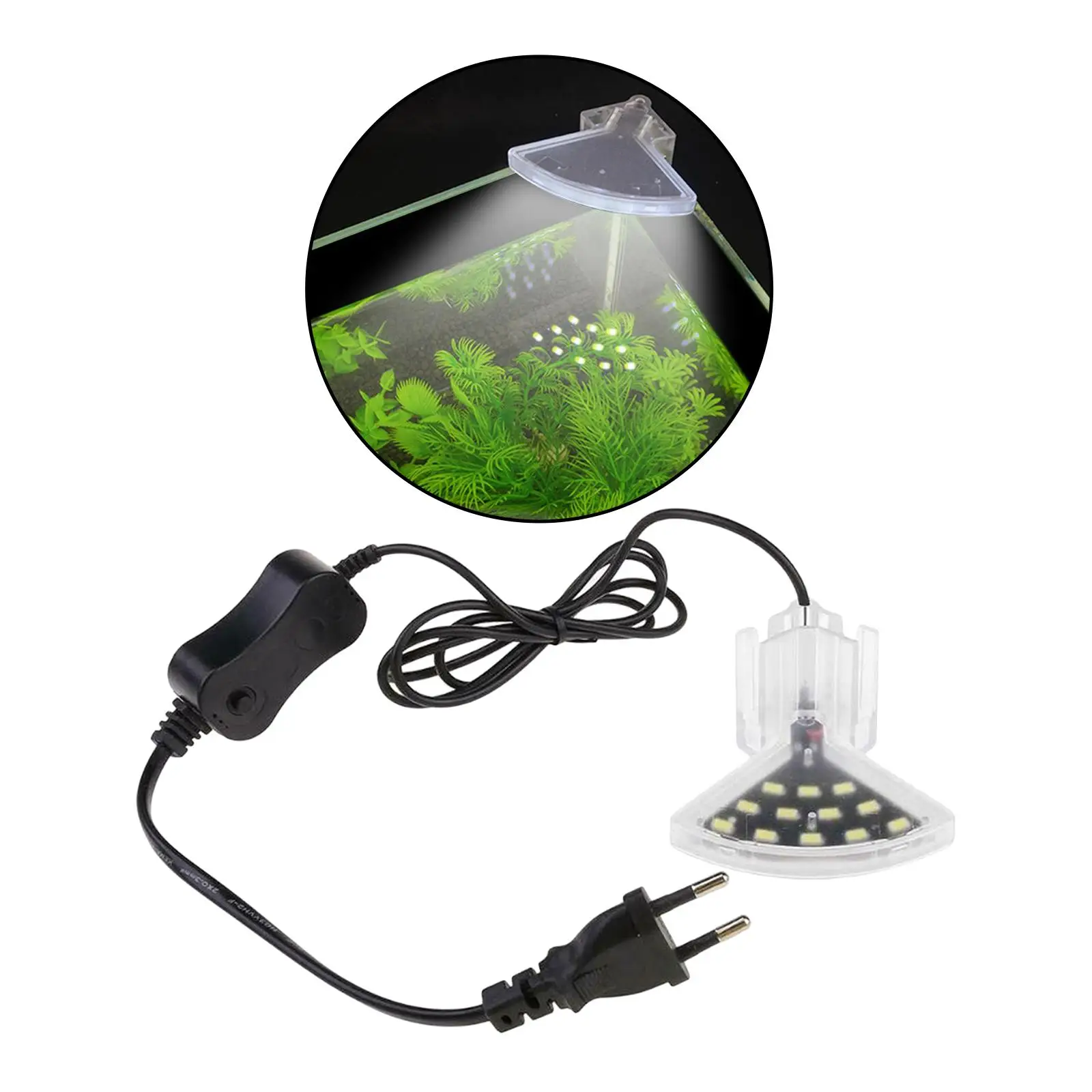 Mini Waterproof Clip LED Aquarium Light Tank Aquatic Plants Grow Lamp Home Decoration Fish Tank Accessories