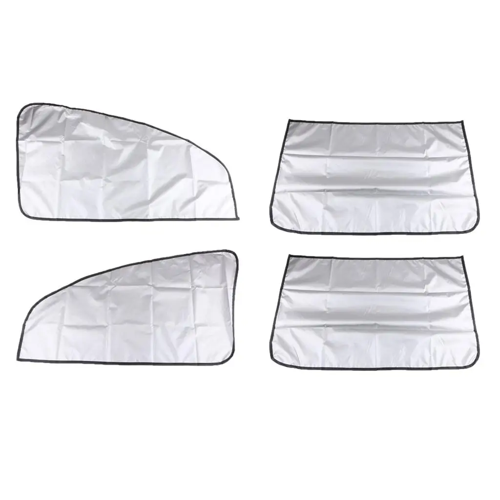 2 Pairs Adsorption Car Sunscreen Shade Protector Curtains
