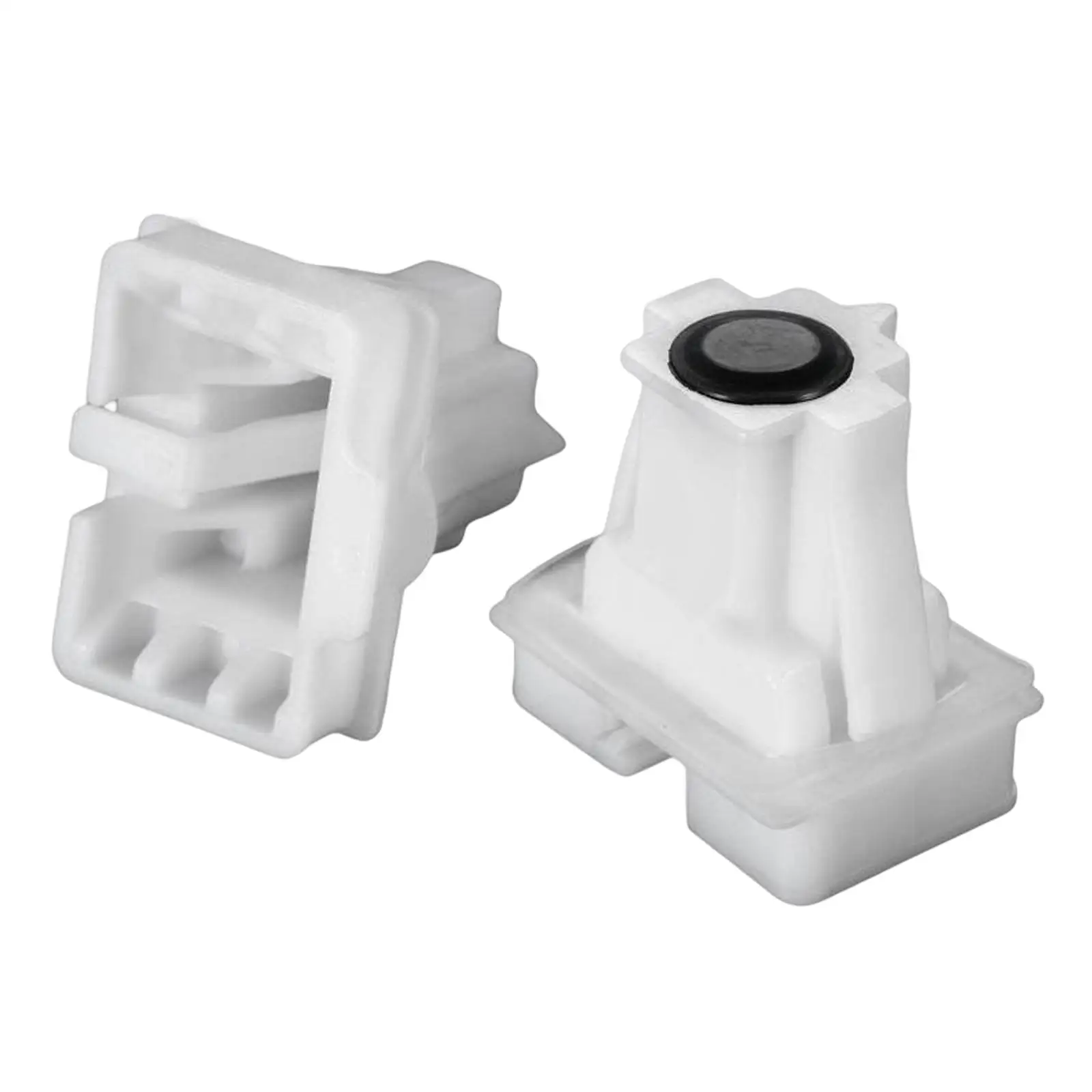 2x Vehicle Rear Seat Cushion Pad Clips 1609267180 White for Citroen C-Elysee C3