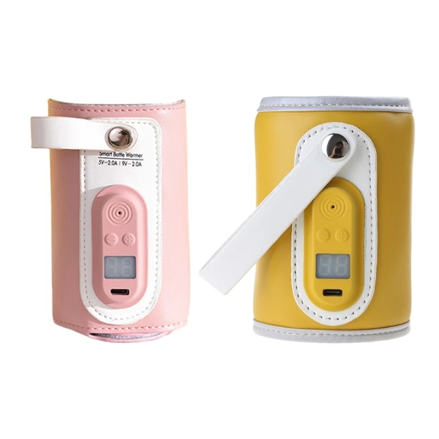 Portable USB Baby Bottle Warmer Travel Milk Warmer Infant Feeding Bottle  Heated Cover Insulation Thermostat Food Heater - AliExpress