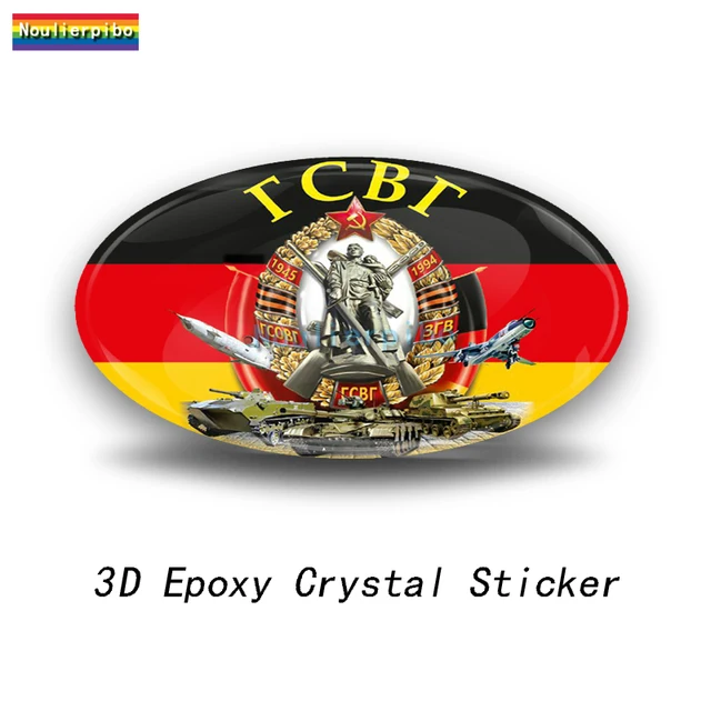 3d Crystal Stereo Dome Decal Epoxy Resin German Federal Badge Soviet Hot  Team In Germany Vinyl Decal Car Motorcycle Laptop Decal - Car Stickers -  AliExpress