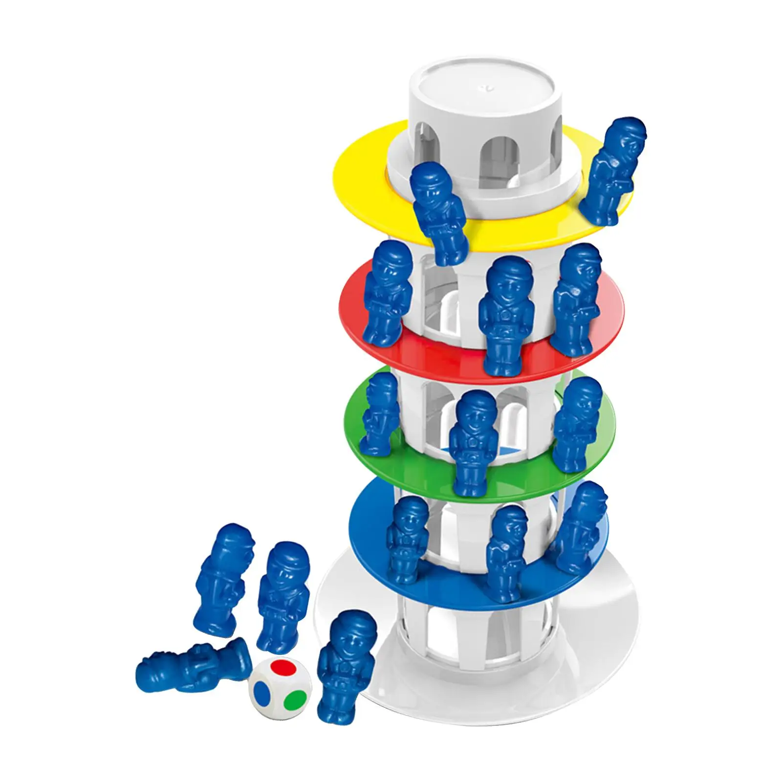 Toppling Leaning Tower Toy Family Games Fine Motor Skill for Kids