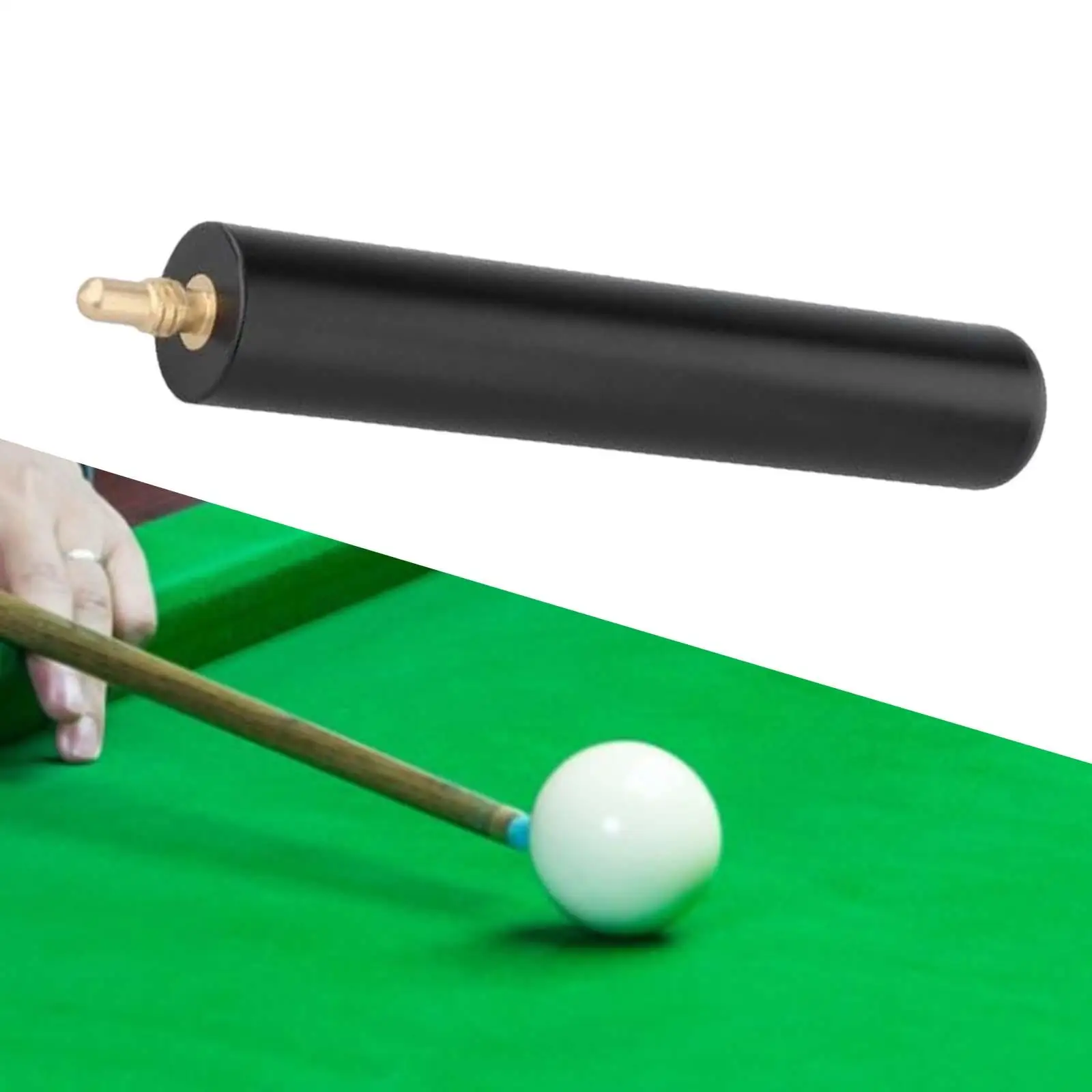 Portable Cue Stick Extender Weights Replacement 6in Billiards Pool Cue Extension for Billiard Cues