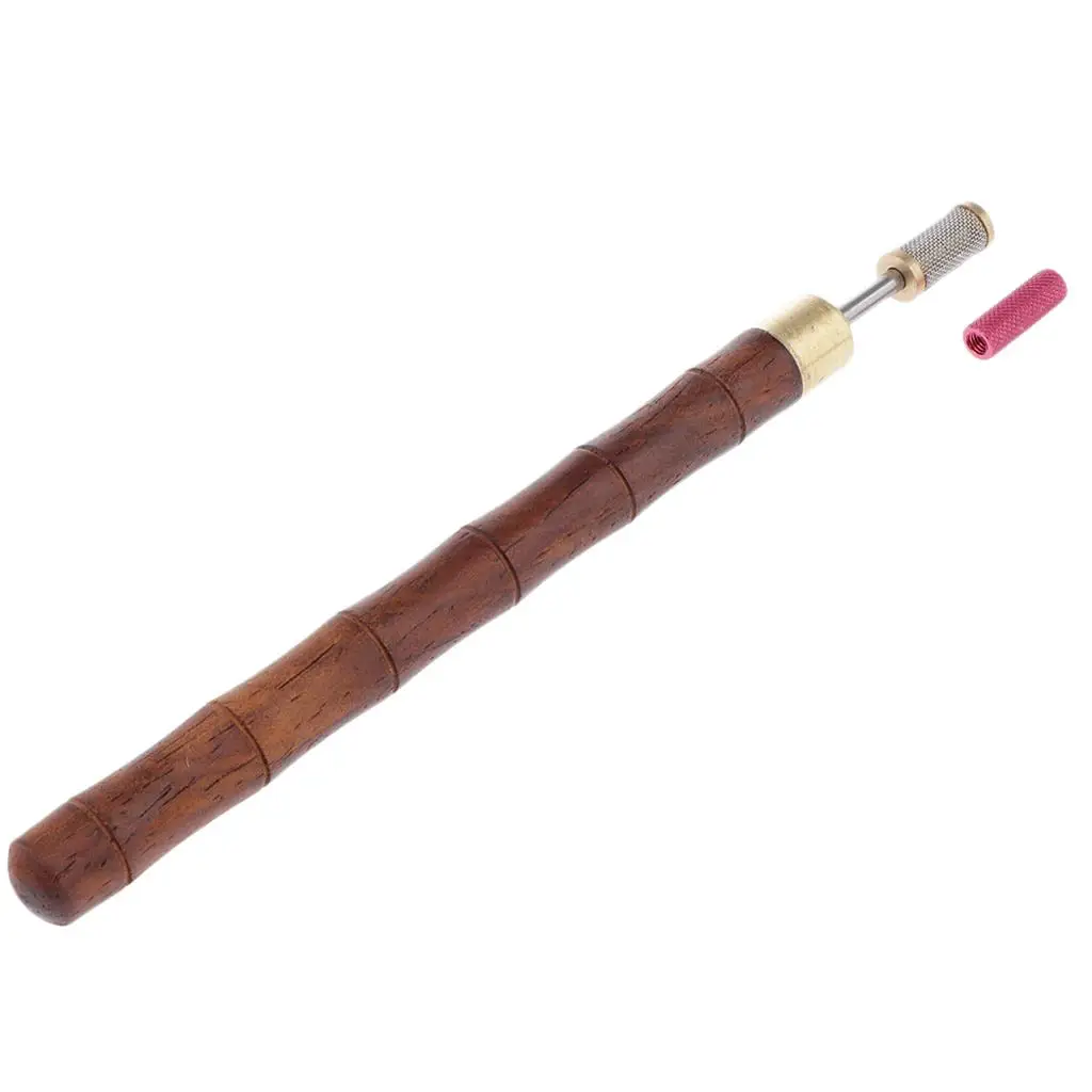 Wooden Handle Edge Dye Roller Applicator Pen Leather Belt Strap 