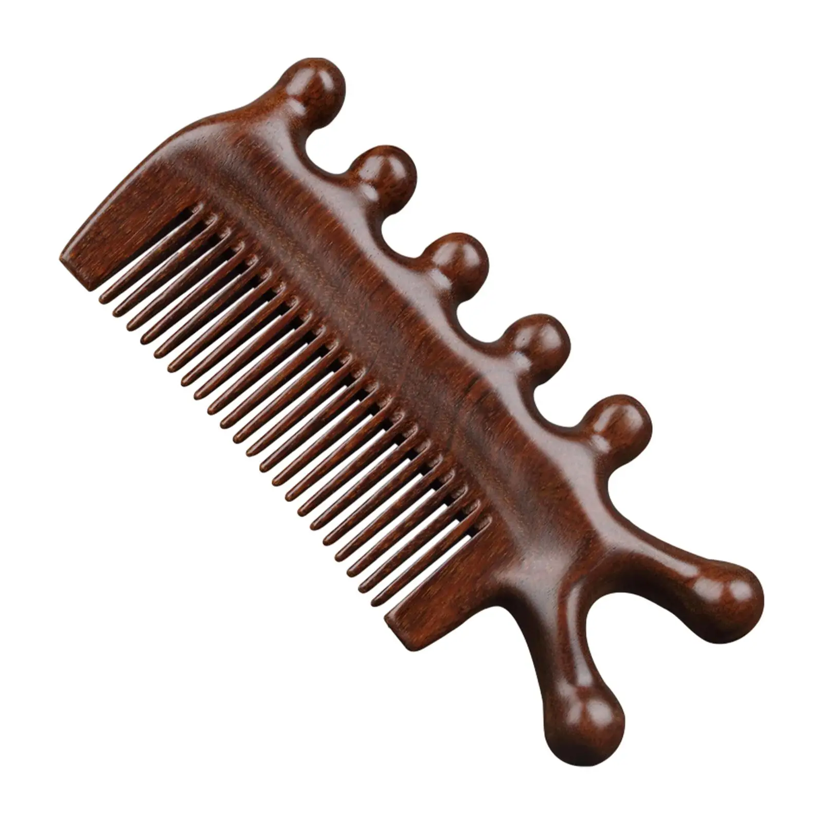 Wooden Massage Comb Handheld Hand Made Head Caring for Head Massage Tool Men