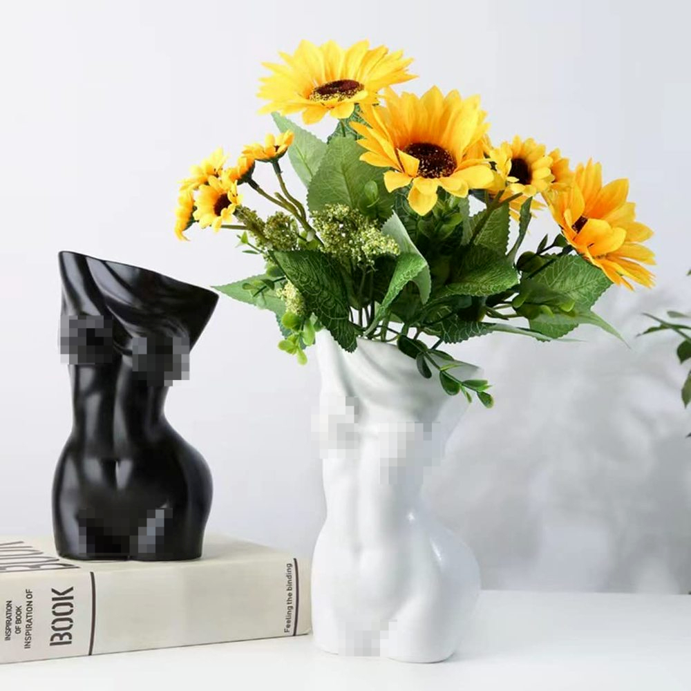 Description Picture 3 of itemUndressing Female Vase Silicone Mold DIYHandicraft Gift Making Shy Sexy Woman Body Shape Pen Holder Resin Flower Pot Clay Molds