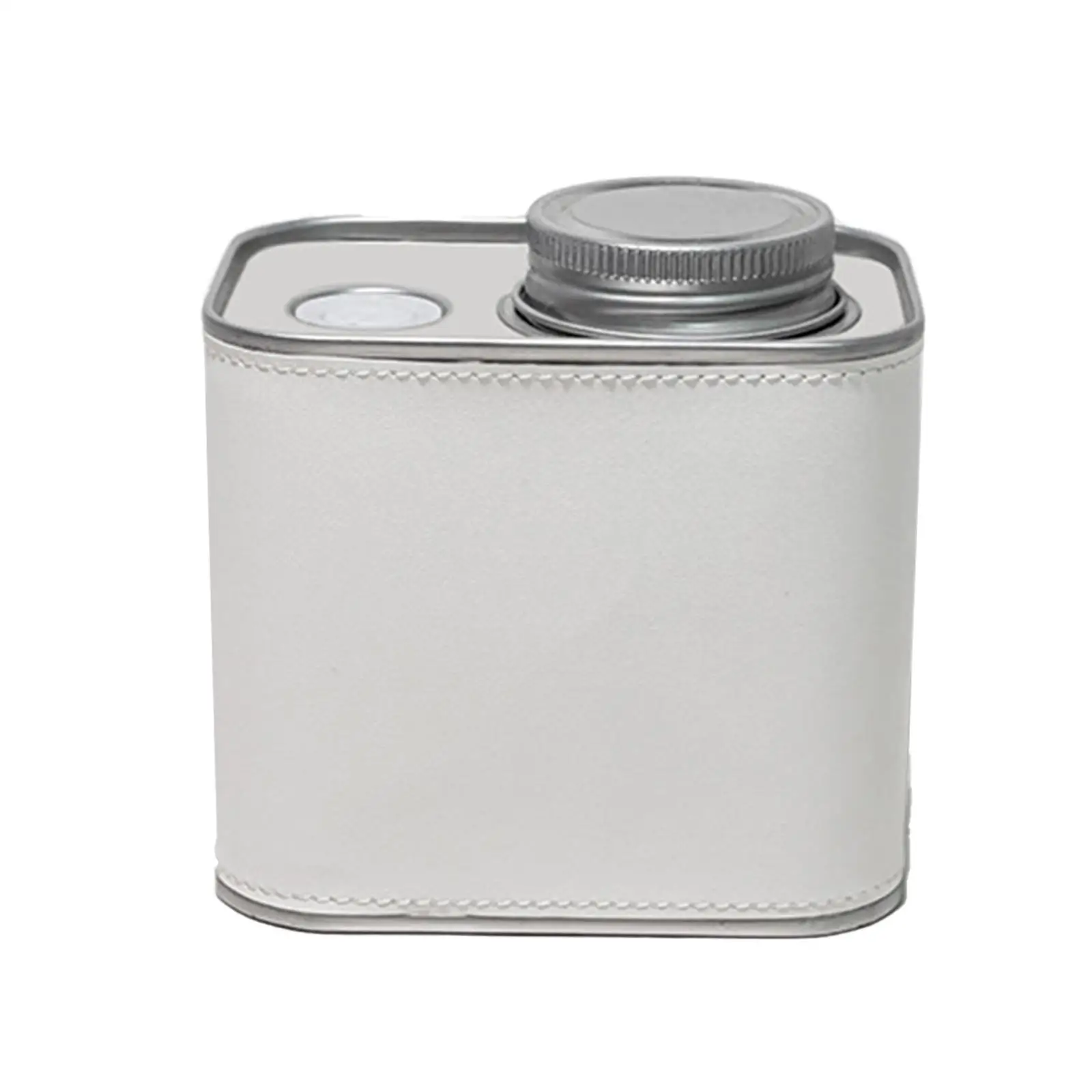 Vacuum Coffee Canister PU Leather Loose Tea Easy to Clean Multifunctional Rice Tea Storage Container Coffee Storage Container