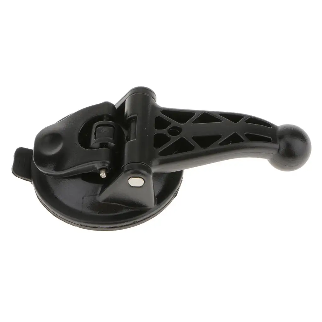 Black 360° Suction Cup Car Mount Holder Stand for GPS