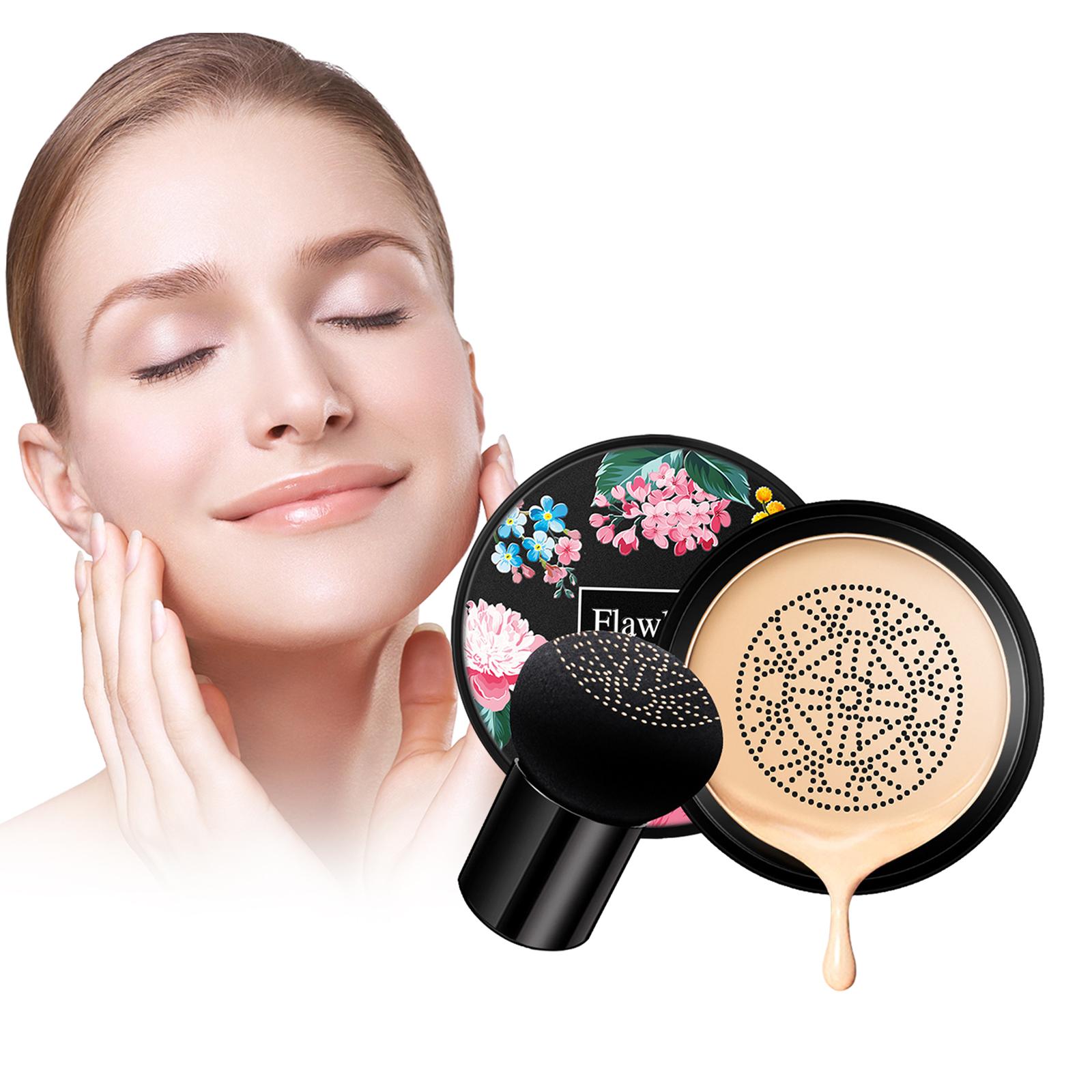 Air Cushion cc Cream Smoothly Makeup Waterproof Matte Natural Light Weight Even Skin Pigment Concealer Liquid Foundation BB
