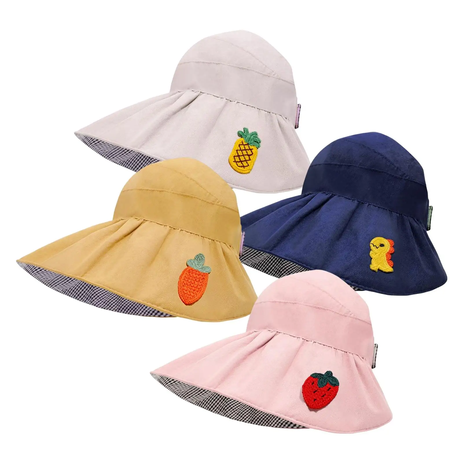 Children Fisherman Hat Beach Hat Trendy Adjustable Kids Sun Hat
