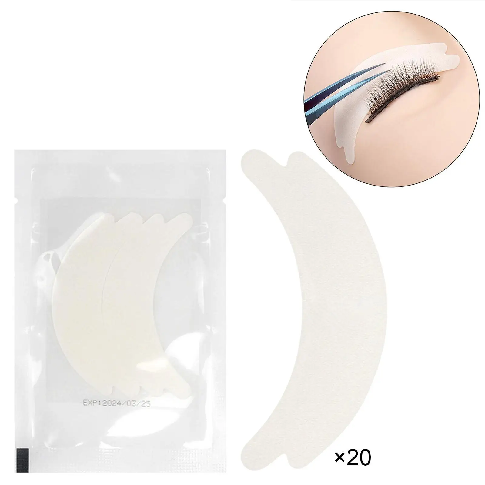 20x Premium Under Eye Pads Hydrogel Eye Patches Lash extension Supplies