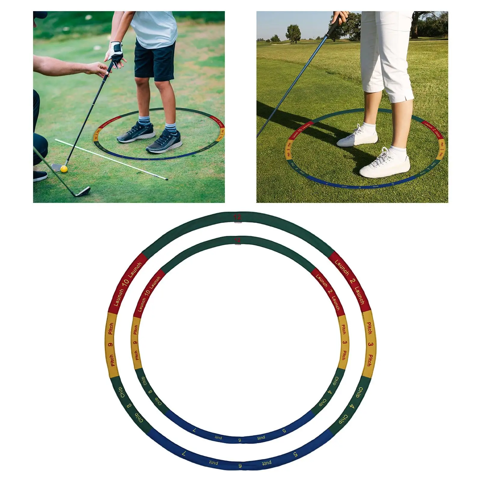 Golf Trainer Serve Circle for Teenagers Indoor Outdoor Golf Training Aid