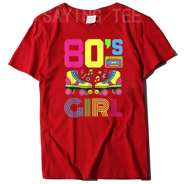 80s party theme party outfit costume vintage retro 80's girl Unisex T-shirt