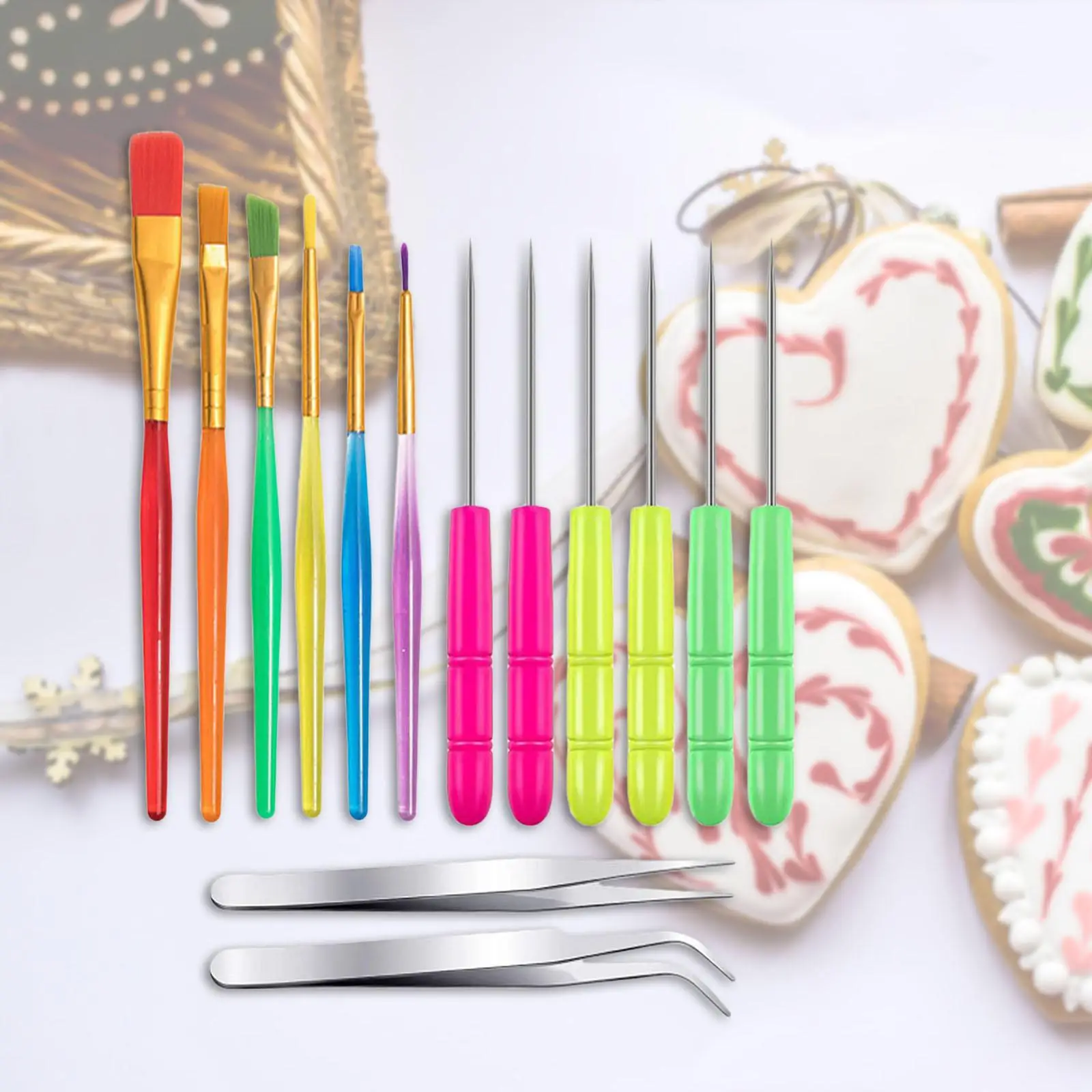 14x Cake Decorating Tools Cookie Cake Decoration Decoration for Dessert Shop