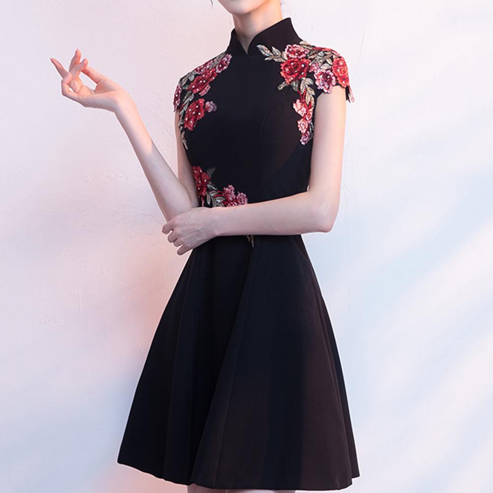 2022 novas mulheres cheongsam vestido estilo chinês