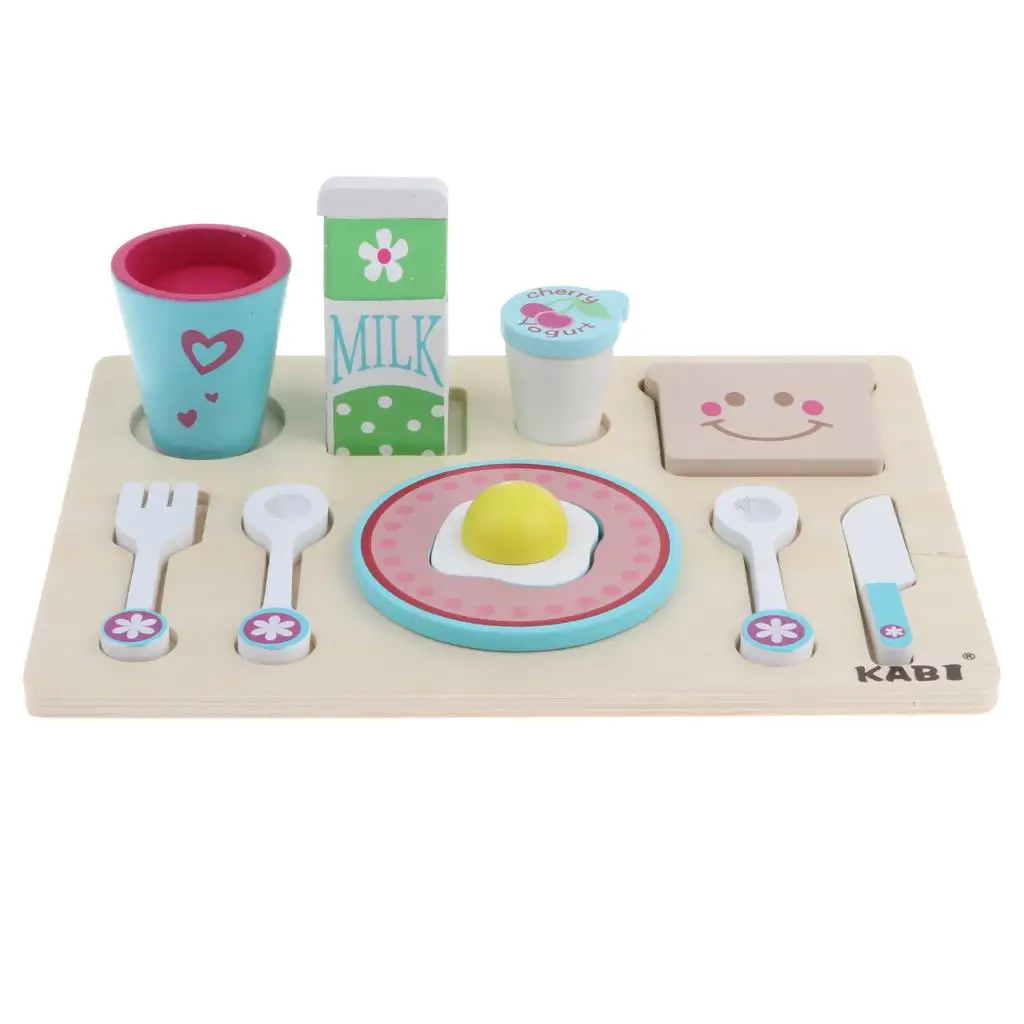  Cooking Kits Breakfast and Tableware Food Playset Children Imagination Toys