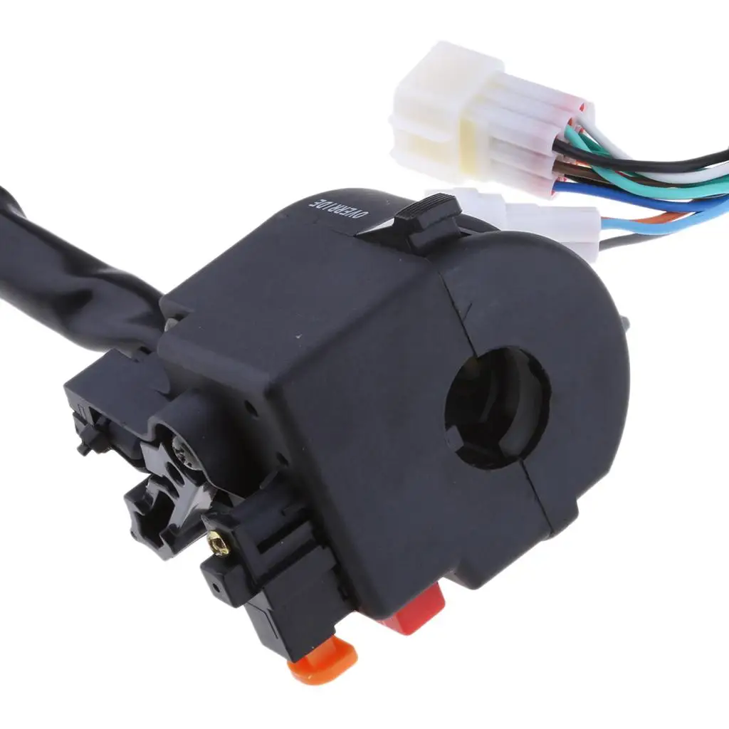 Black Motorcycle 7/8 Inch Handlebar Headlight s Light Control Switch