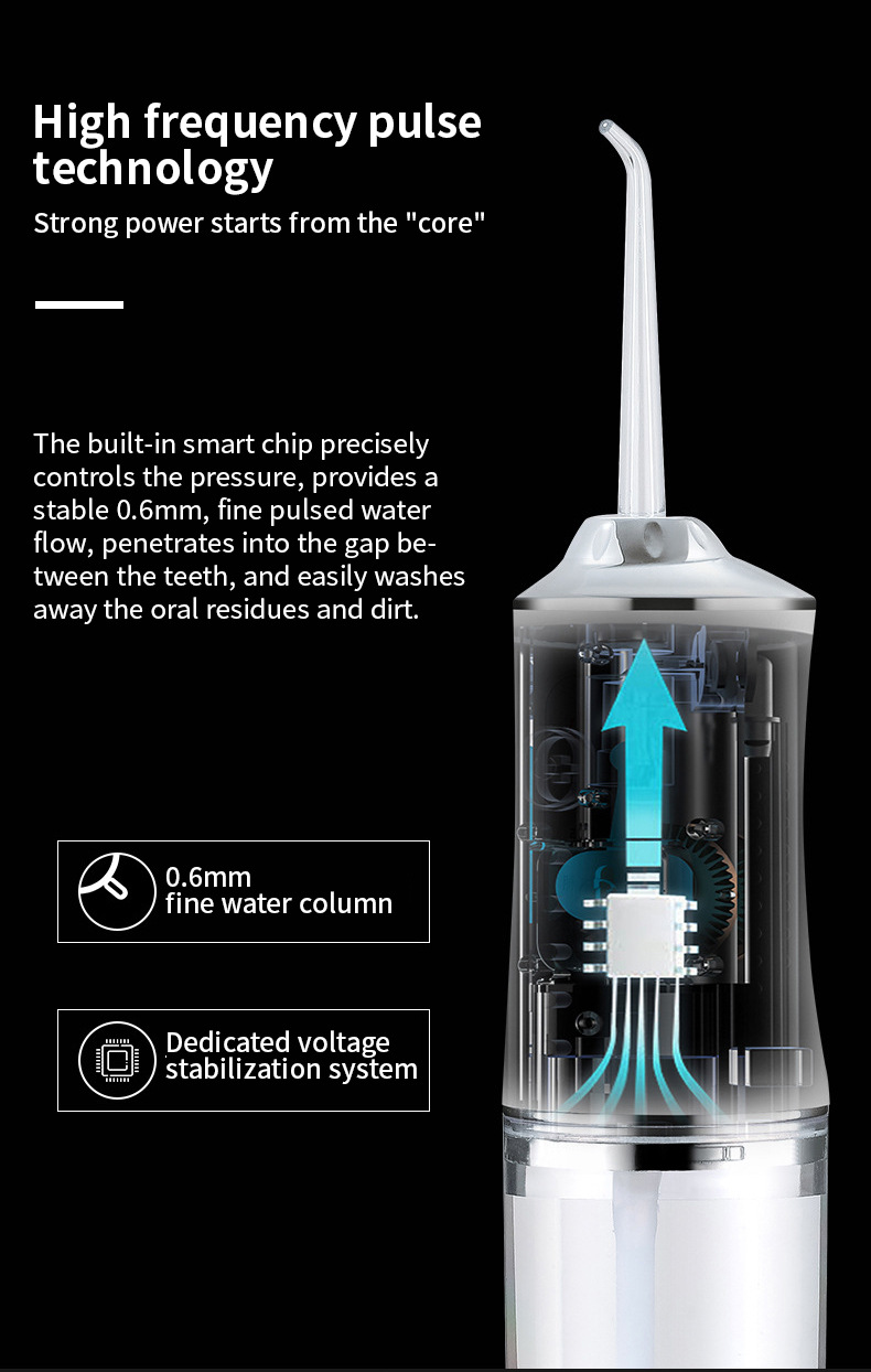 Title 41, LISM Oral Irrigator USB Rechargeable Water Flos...