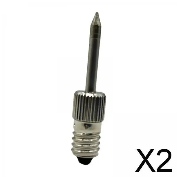 2x E10 Interface Soldering Iron Tip, Replacement Tips for Welding Rework Accessories