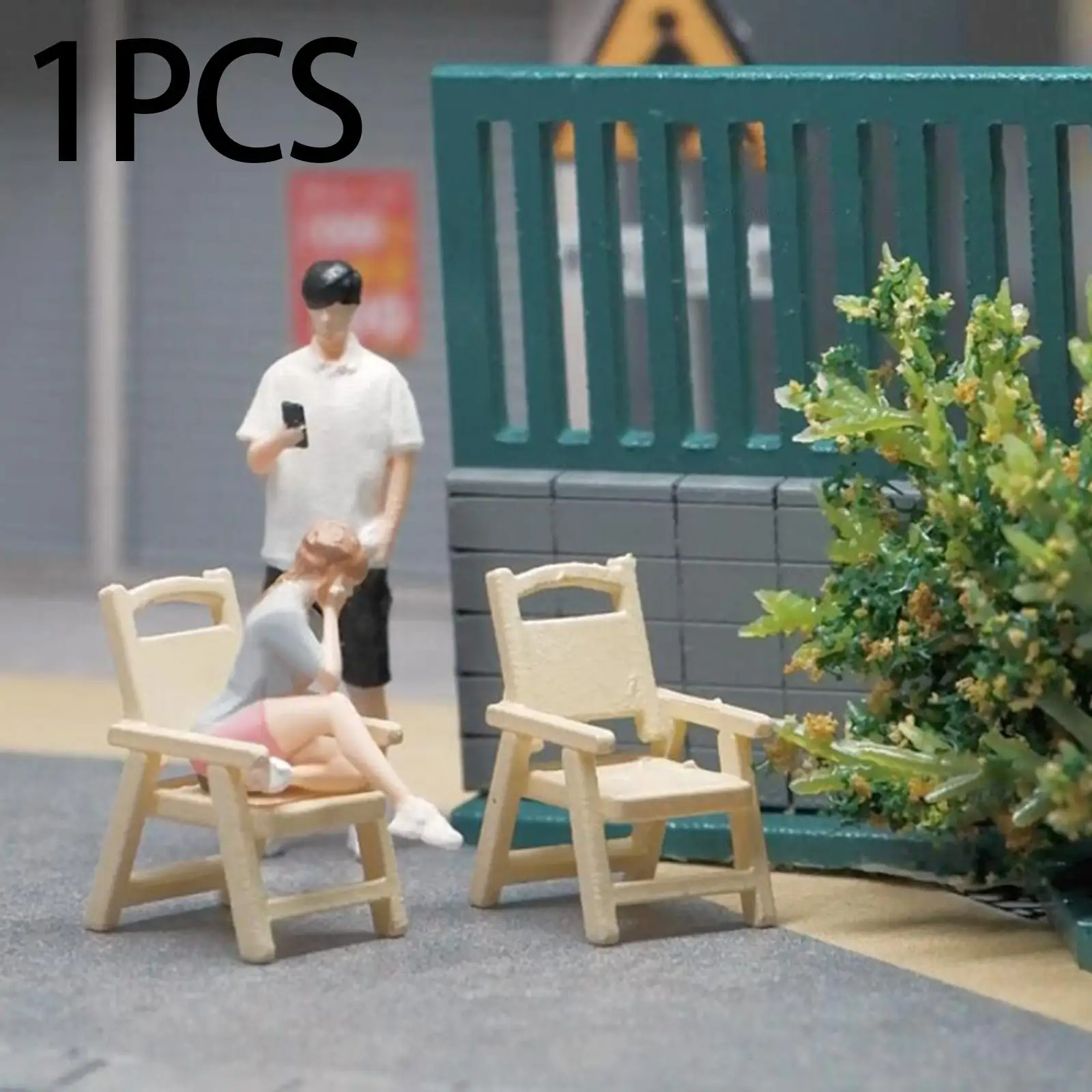 Miniature figure/64 Scale Resin Miniature Scenes for Dioramas Street Scene