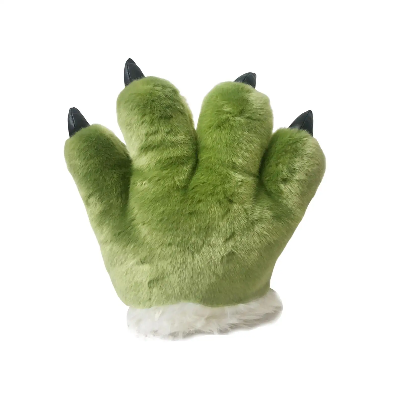 Fun Simulation Animal Palm Paw Glove Plush Toy Birthday Gifts Bright Color Festival