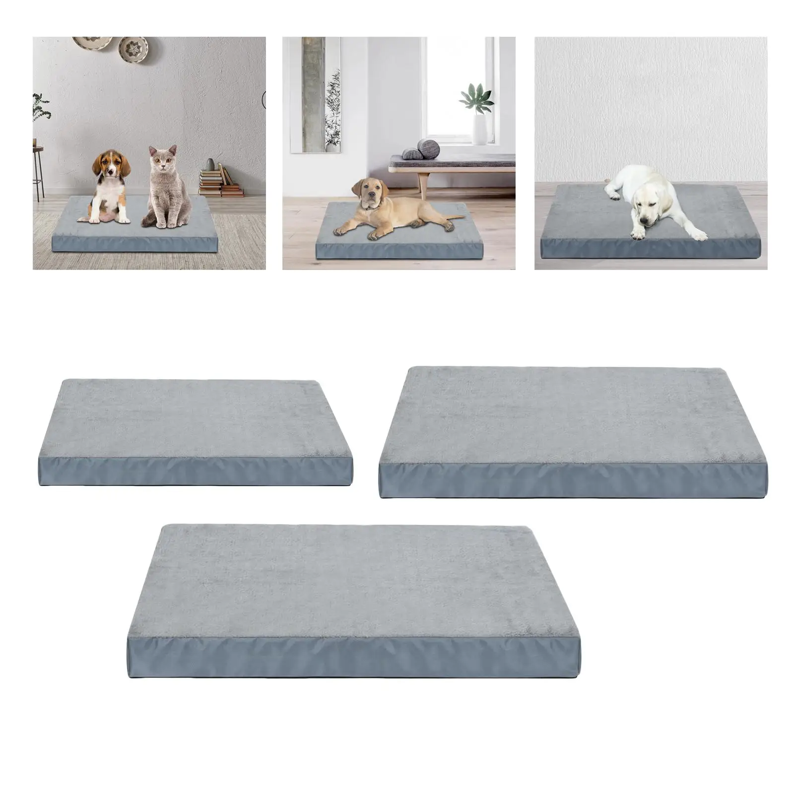 Pet Blanket Cat Sleep Pad Nonslip Bottom Cushion Warm Washable Dog Bed Mat for Sofa Doggy Small Medium Large Dog Crate Couch