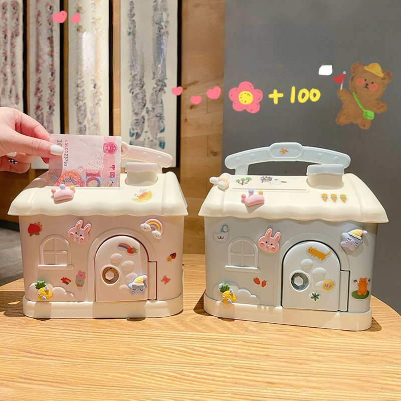 Tirelire Géante Panda Kawaii - Cadeau Enfant Pour Apprendre à Économiser - Grande Capacité 800 Pièces