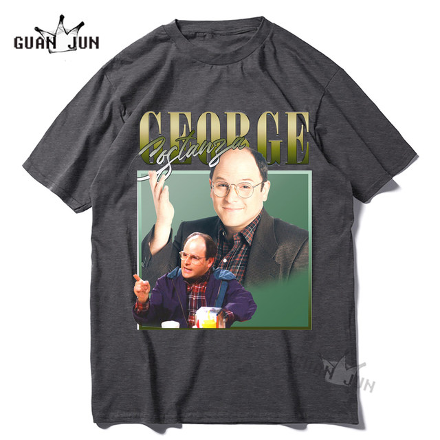 George Costanza Homage T-Shirt Vintage 90S Funny Tees For Her Sweatshirt  Hoodie - DadMomGift