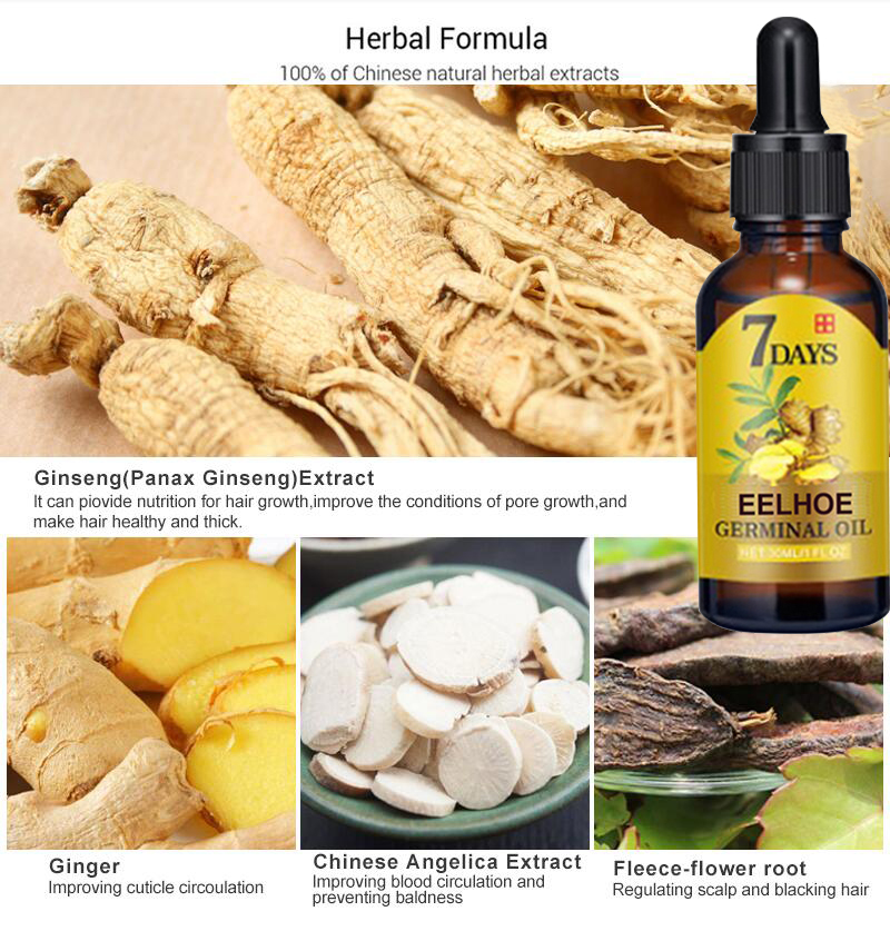 Best of Ginger Hair Growth Products Fast Growing Hair Essential Oil Natural Anti Hair Loss Prevent Hair Dry Frizzy Damaged Repair Care Reviews & Tips - Image 5