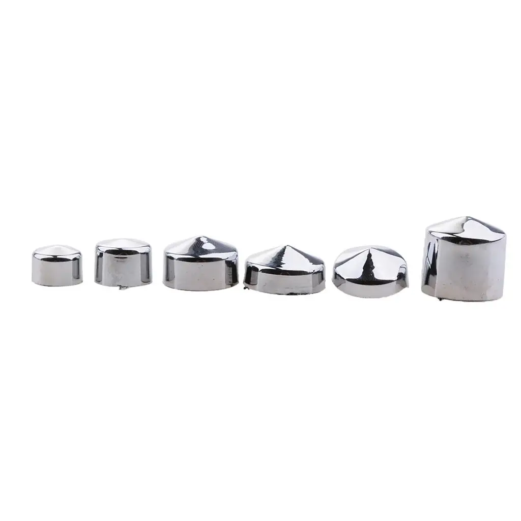 Chrome Bolts Toppers Caps Kit For 1991-2012 Harley  Glide Twin Cam