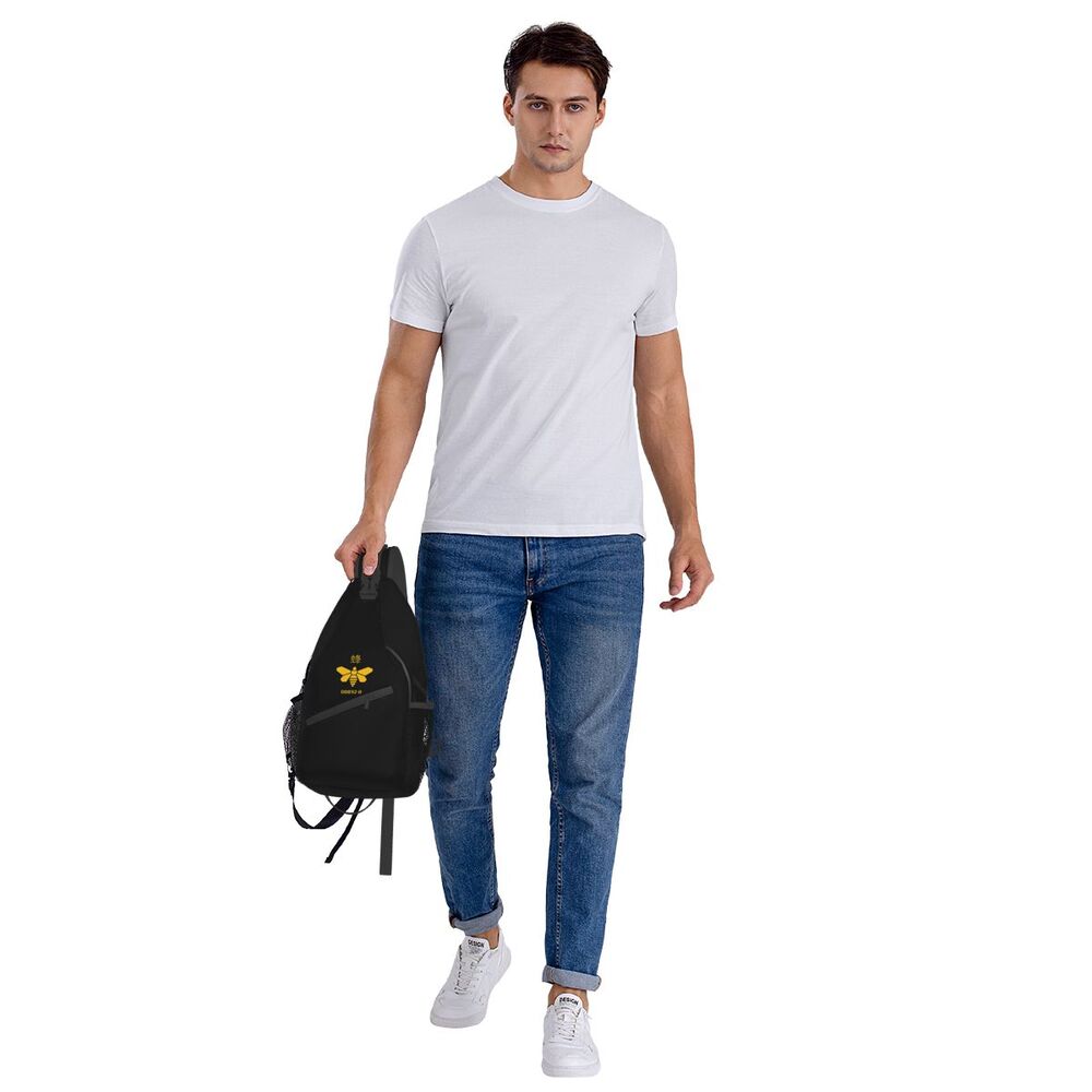 Crossbody Bag Homens Casual O Frango Irmãos Ombro Mochila para Caminhadas