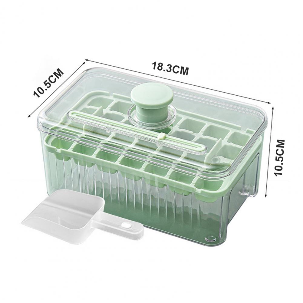 1 Set Ice Cube Mold Convenient Ice Cube Maker Easy To Demold Ice Cube Storage Box With Shovel Kitchen Supplies