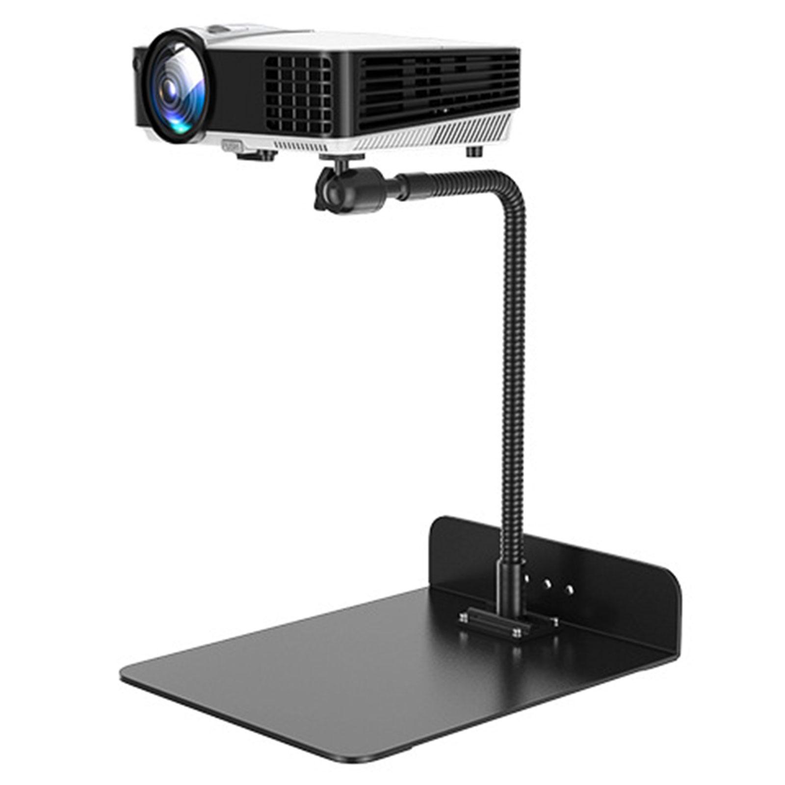 Multifunctional Projector Mount Bracket Fittings No Drill Durable Plug in Professional Retractable for Hotel Office Bedroom Sofa
