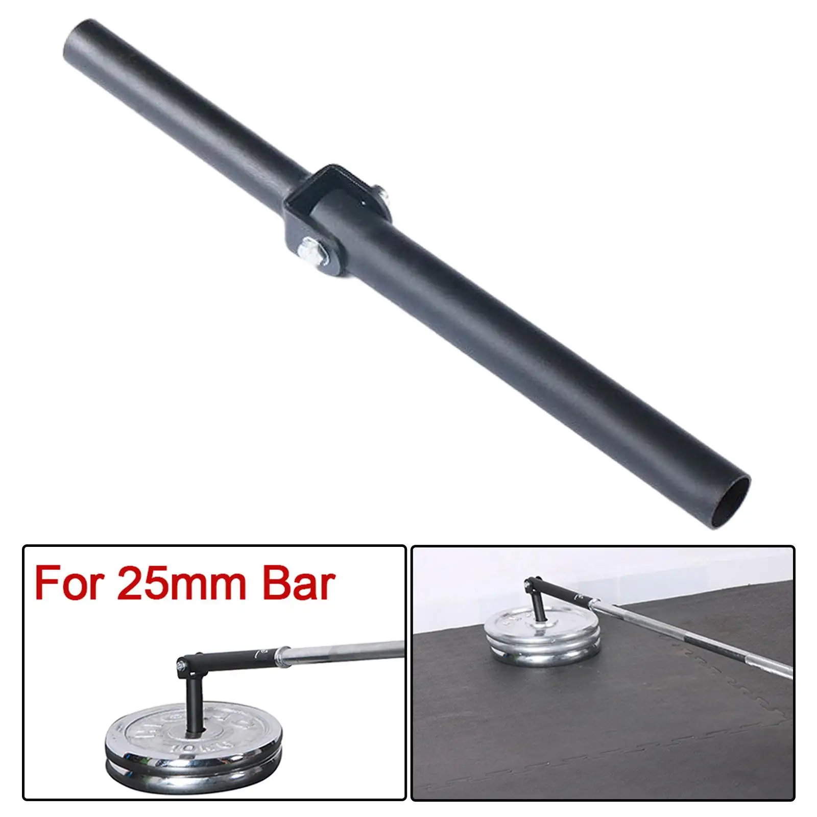 T Bar Row Plate Post Insert Landmine Barbell Attachment Weight Plate Holders Multifunctional Full 360 Swivel for Gym Exercises