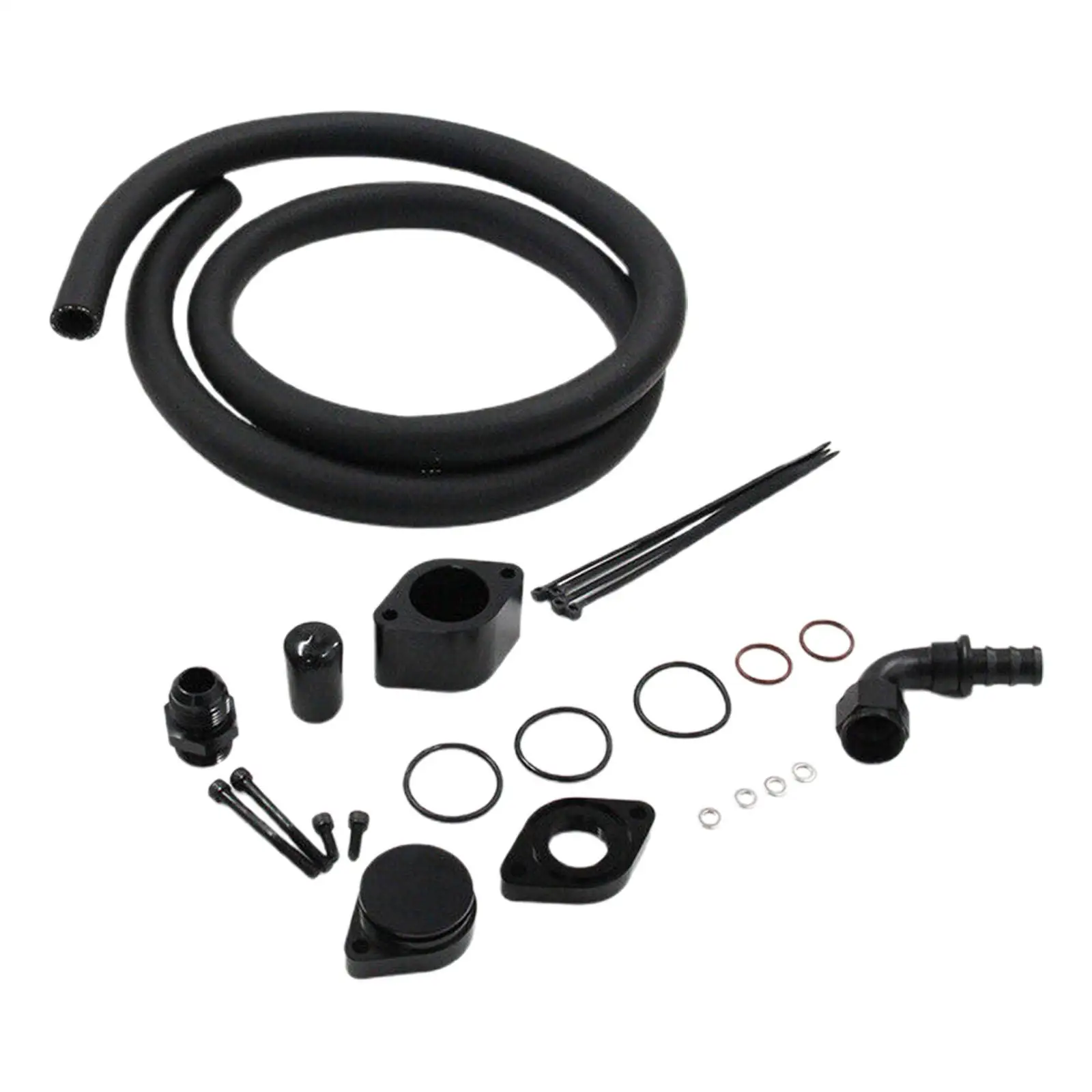 Pcv Reroute Engine Ventilation Kit Durable for Ford 11-20 6.7L Powerstroke Diesel F-250 F-450 F-350 Accessory