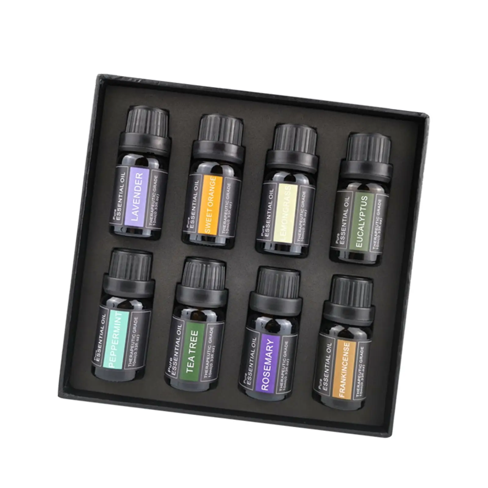 Premium Aromatherapy Oils Gift Kit 10ml(1/3 oz) Lemon Essential Oil Set for Home