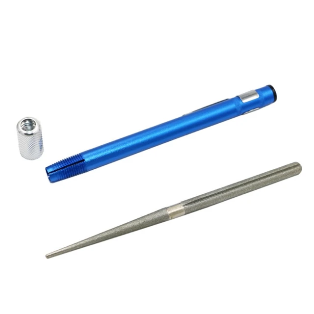 2in1 Knife Sharpener Diamond Pen Shaped Sharpener Pocket Sharpening Rod for  Hook - AliExpress