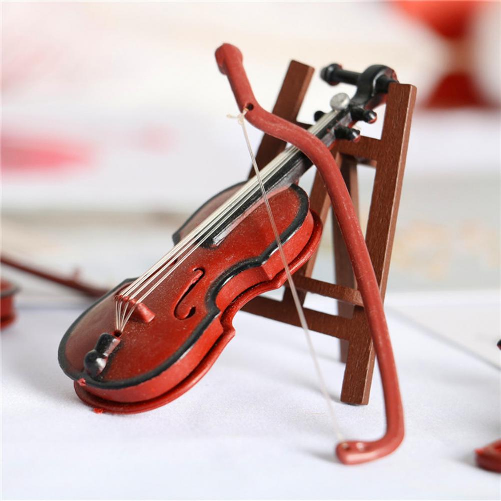 Buy 5 Pcs Dollhouse Violin Miniature at the Best Price on MeanBuy