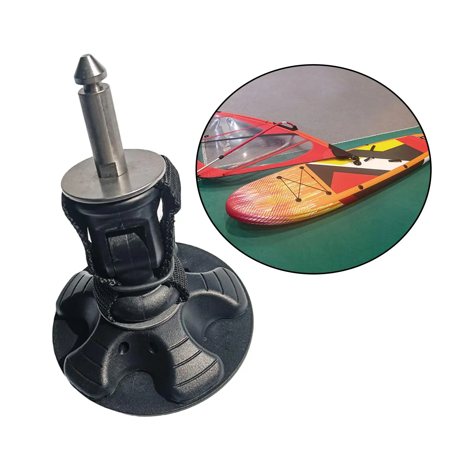 Windsurfing Mast Base Surfing Mast Base Good Performance Replacement Sturdy Portable Foot Base Joint Mast Base Surfing Tendon