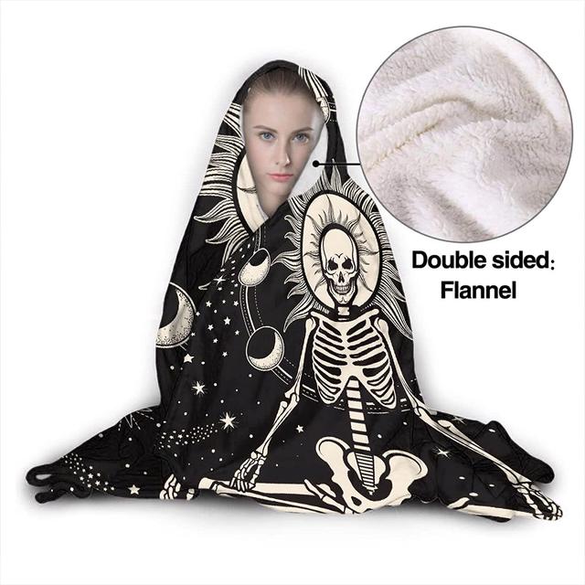 Goth Girl Hooded deals Blanket