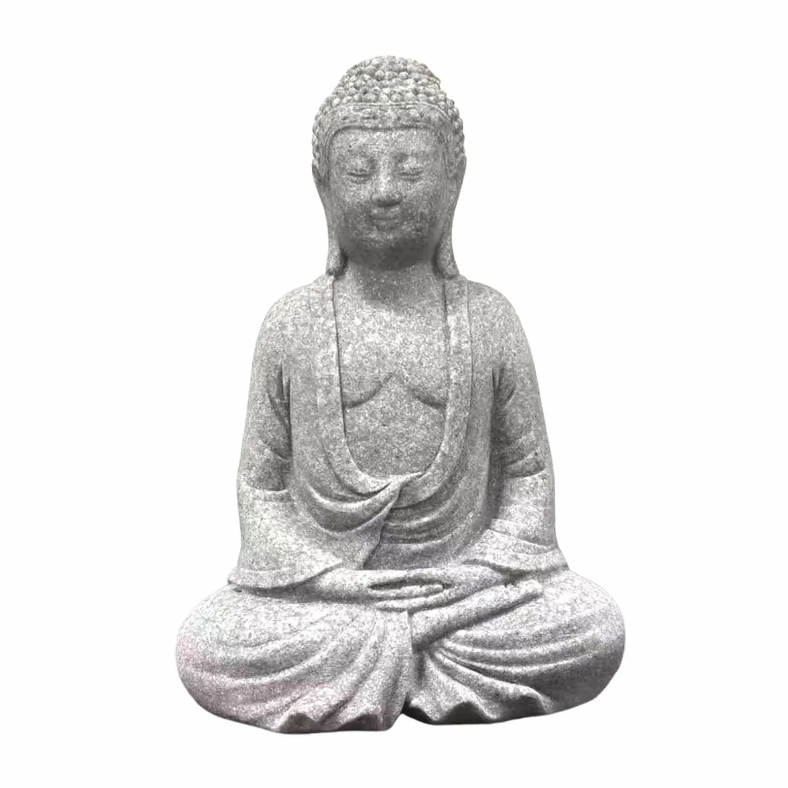 Buddha Statue Meditating Figurines Sculpture Buddha Sculpture for Living Room Car Dashboard Tabletop Indoor Office