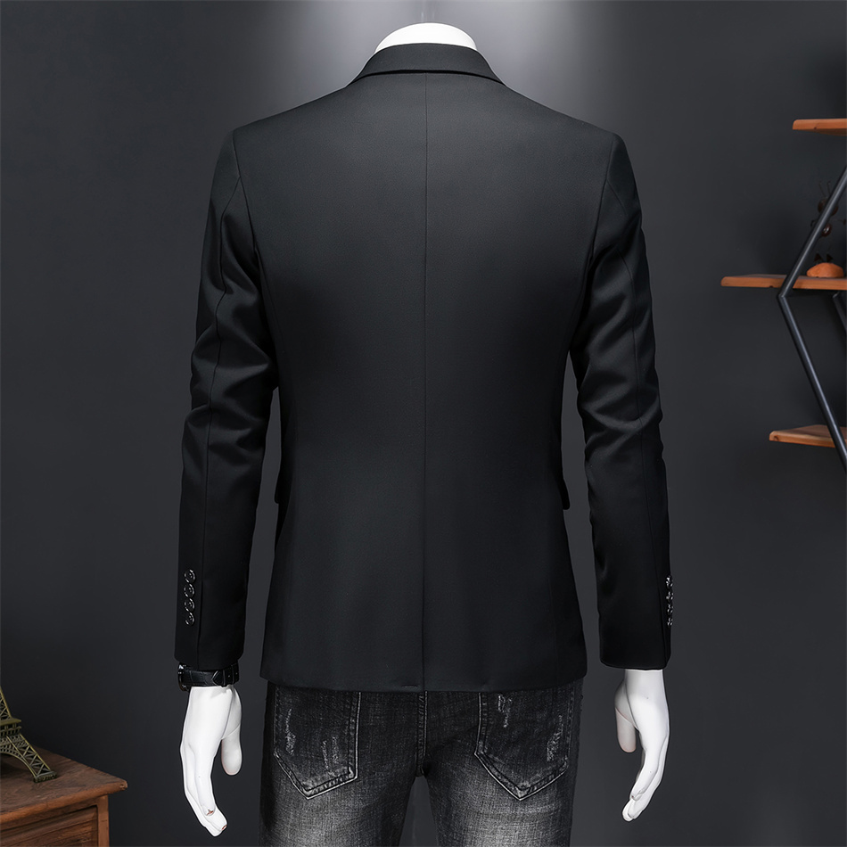 High Quality Business Slim Fit Single Buttons Suits Jacket Men Slim Fit Casual Fashion Wedding Groom Tuxedo Blazer Coats 6XL-M