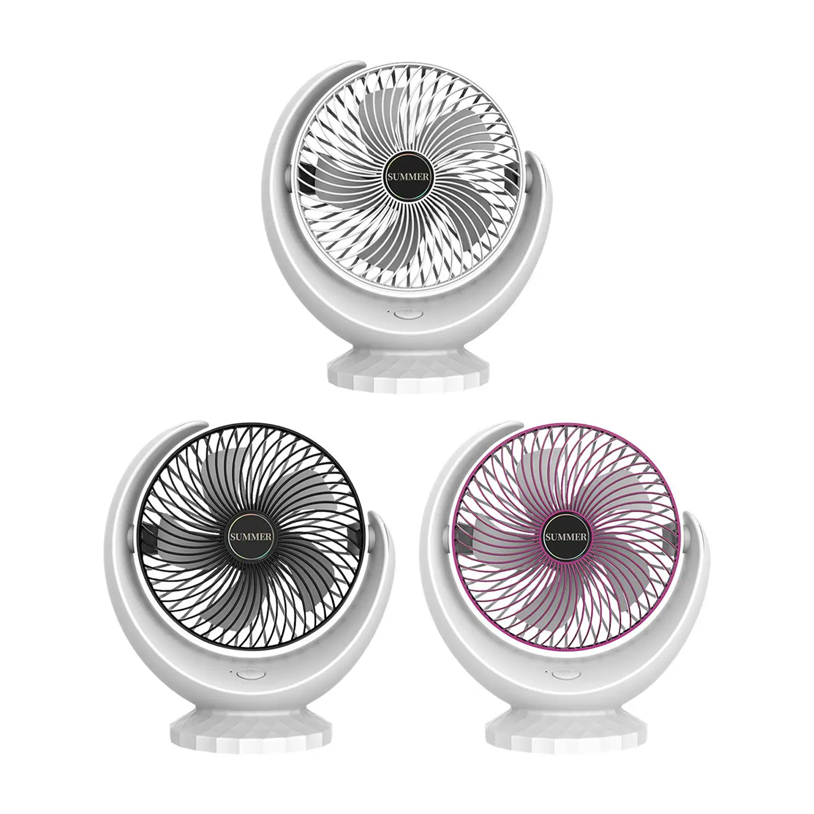 USB Desk Fan Personal Fan Quiet Multi Function Small Portable Fan Cooling Mini Fan for Travel Home Indoor Outdoor Office Bedroom