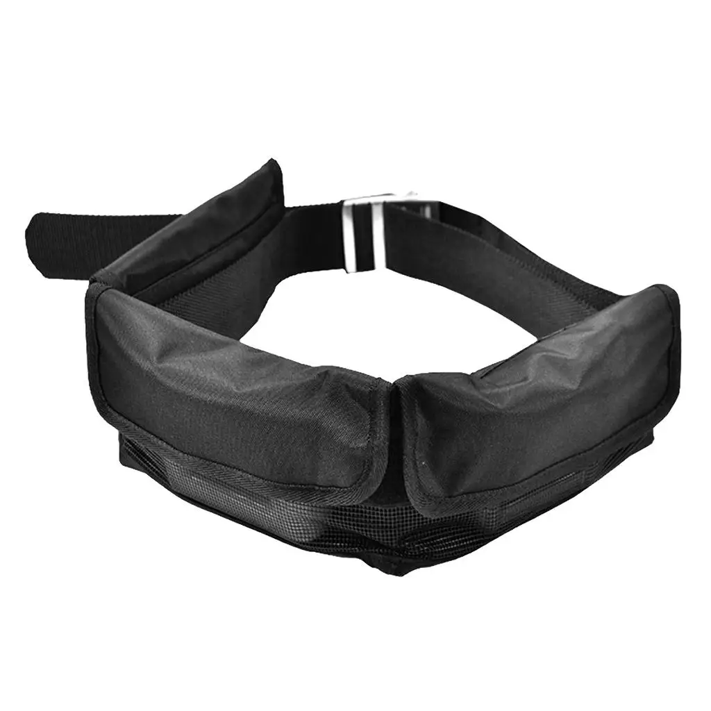 Heavy Duty Scuba Diving Pocket Weight Belts - with Large 3 Pockets & Adjustable Buckle - Choice Colors
