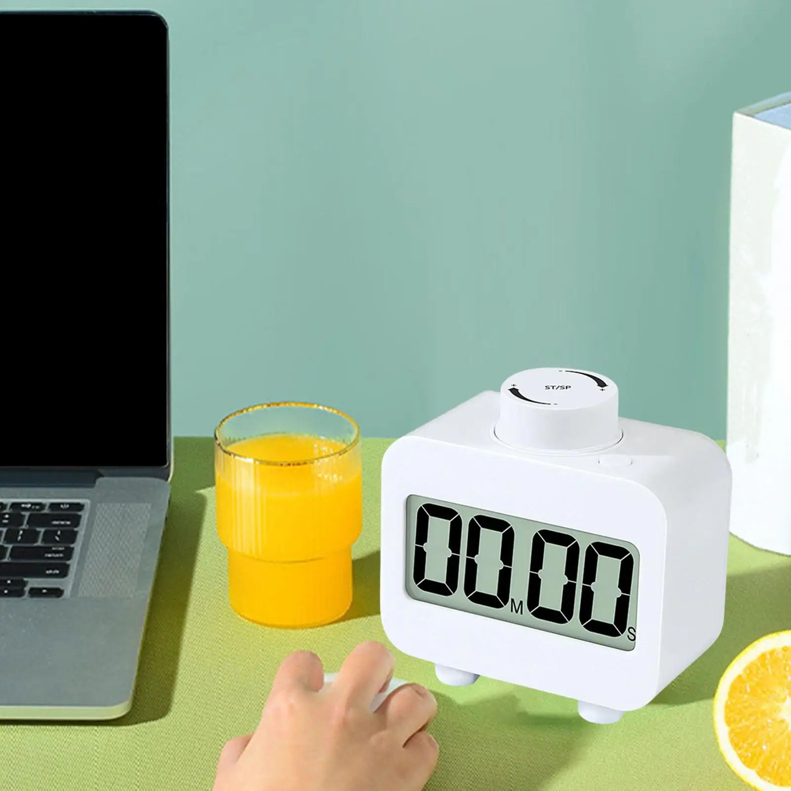 Digital Timer with Bracket Display Screen Durable for Kitchen Exercise Yoga