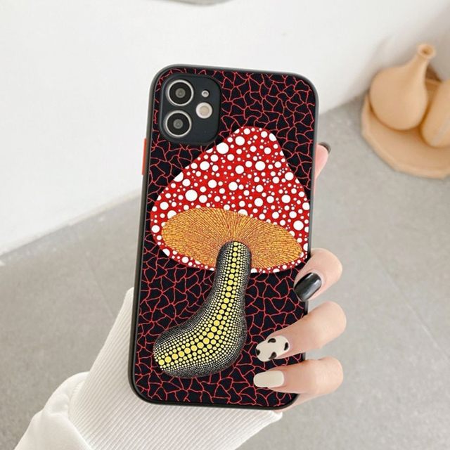 Pumpkin Yayoi Kusama Art Phone Case For IPhone 14 11 12 13