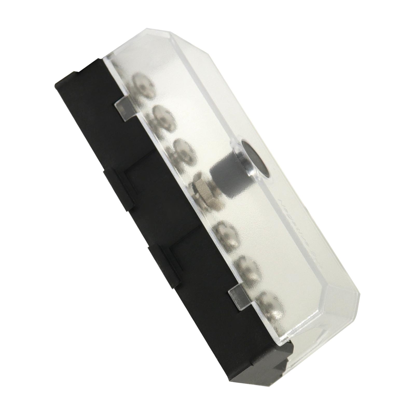 6 Terminal Bus Bar, Power Distribution Terminal Block Fit for Pickup Auto