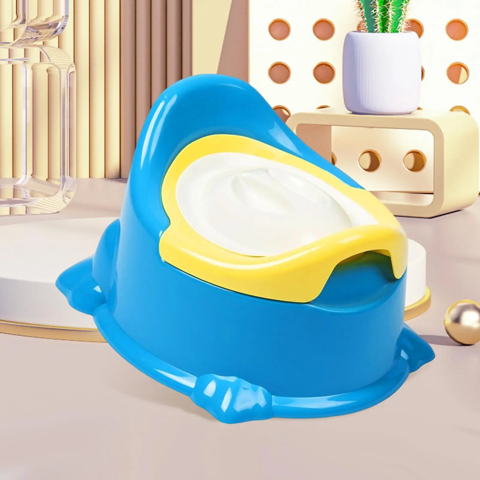 Baby Potty Easy Clean with Handle Non Slip Trainer Stable Comfortable Baby Potty